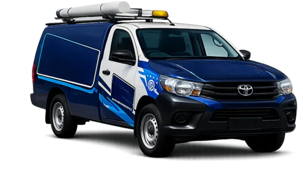 Service van parked on a Bexley street