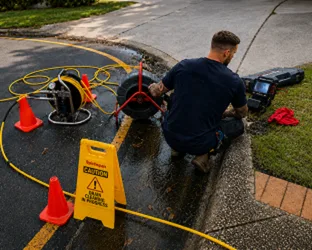 On-site drain inspection at a Bexley property